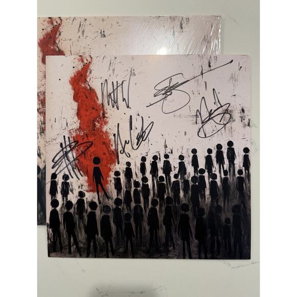 Three Days Grace AlienNation Band Signed Vinyl Exclusive 2025 AUTOGRAPH #5 - Picture 2 of 7